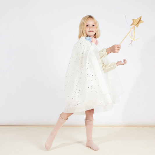 Pom-Pom Collar Cape Costume