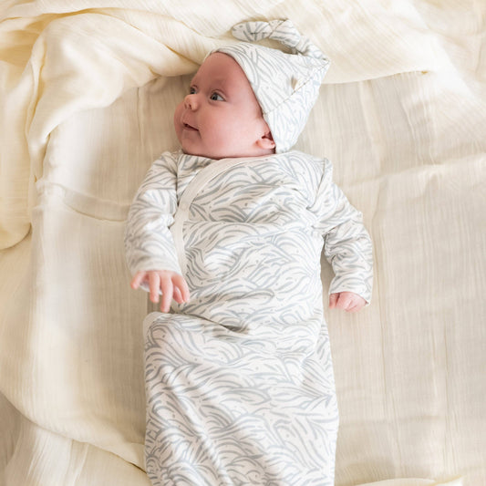 Organic Kimono Infant Sleep Gown