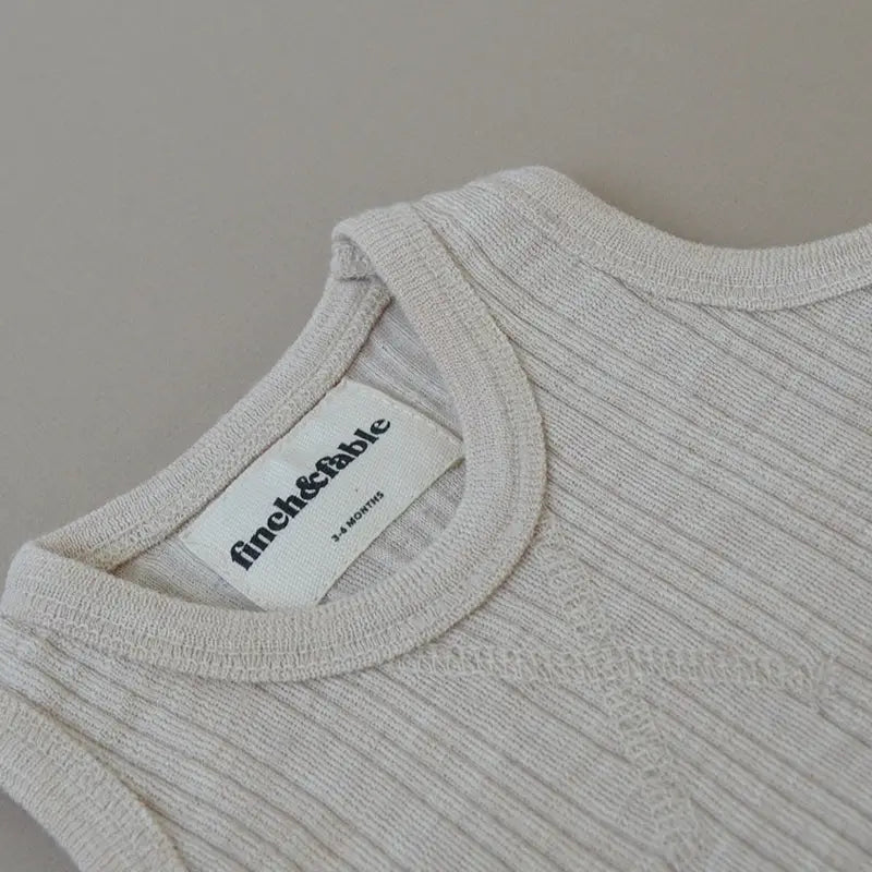 Wool Rib Singlet