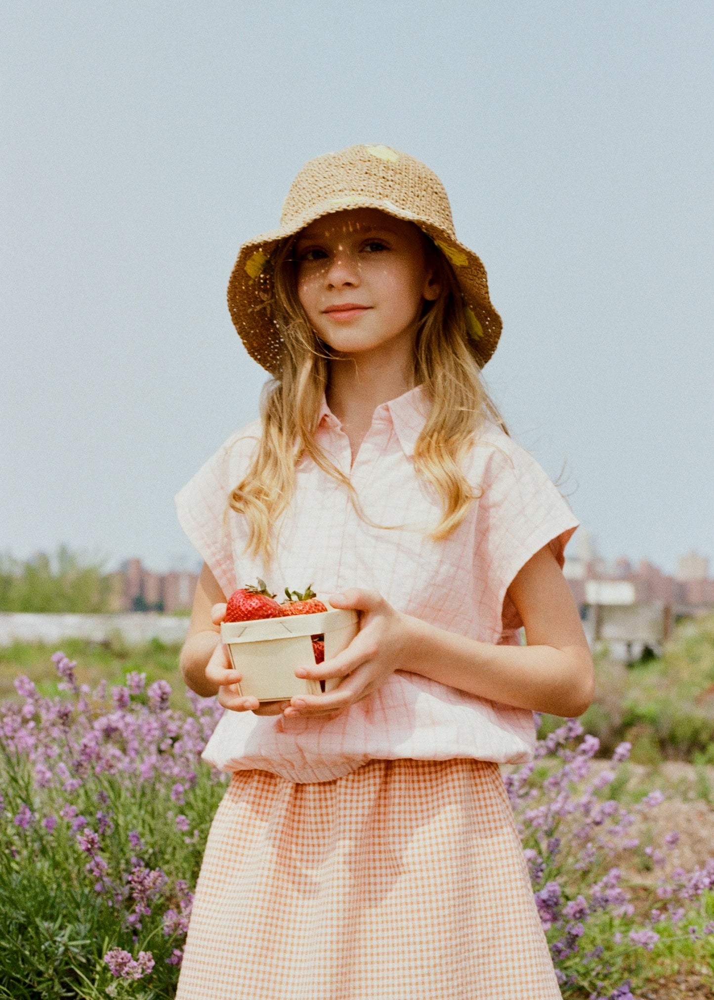 Pink Plaid Summer Top