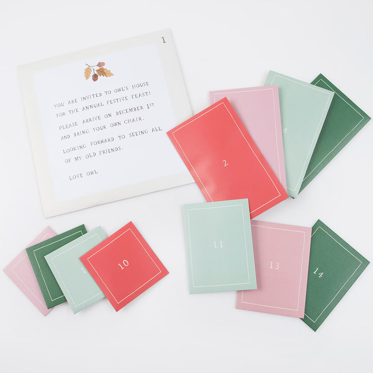 Owl's Party Play Advent Calendar