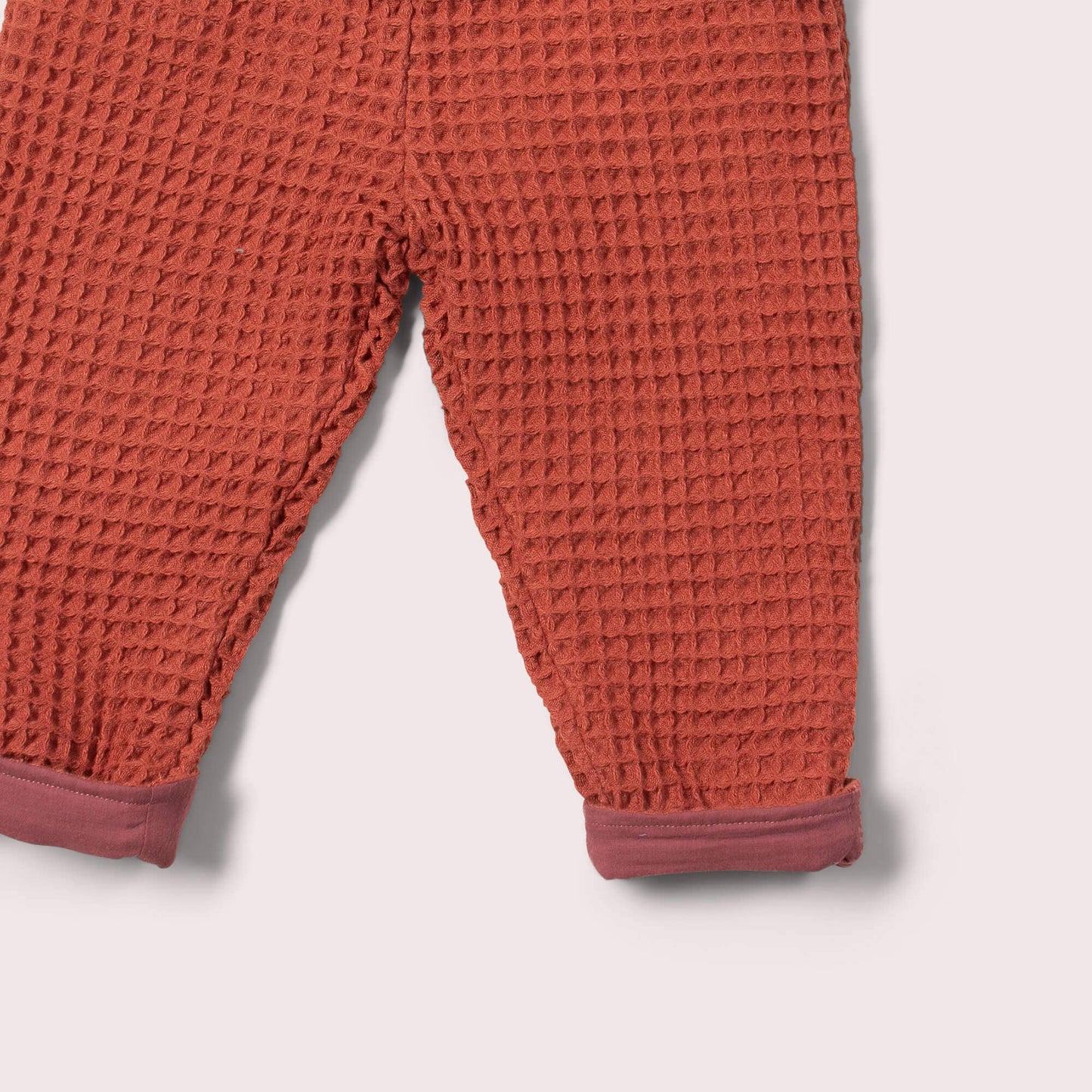 Ginger Chunky Waffle Comfy Trousers
