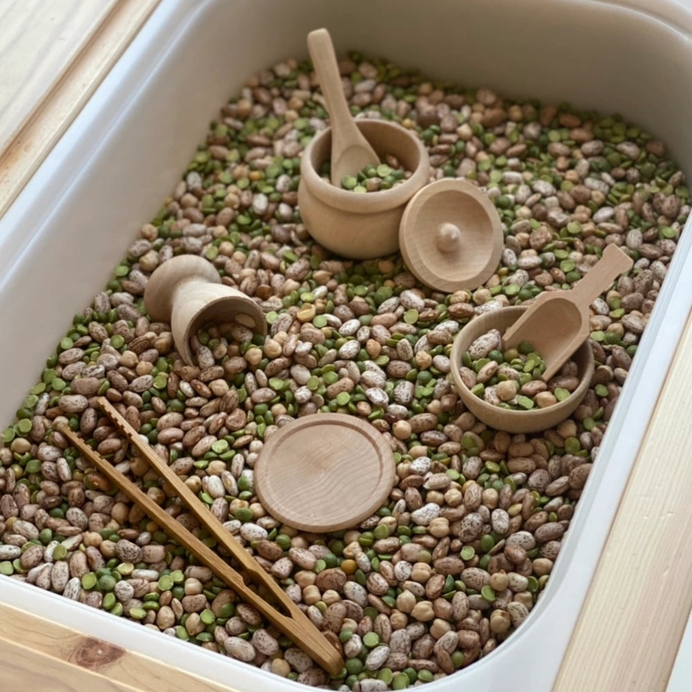 Wooden Sensory Bin Tool Kit