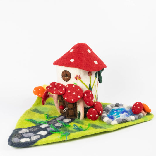 Felt Magic Mushroom House
