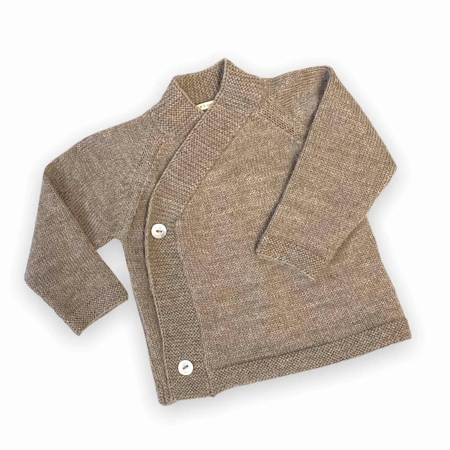 Kimono Cardigan & Footie Knit Set in Baby Alpaca