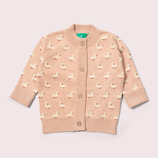 Puddle Ducks Knitted Cardigan