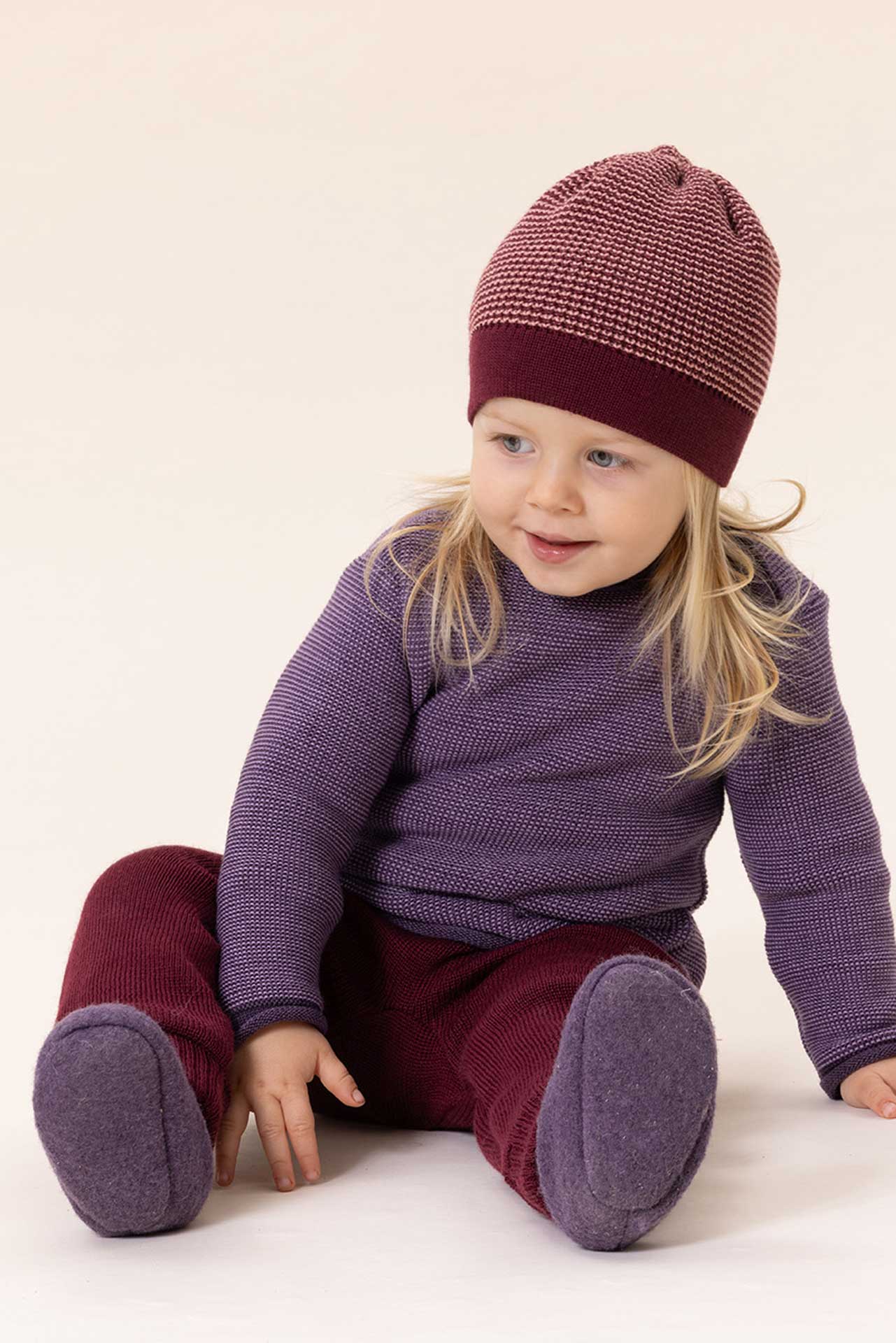 Disana Wool Beanie- Indigo