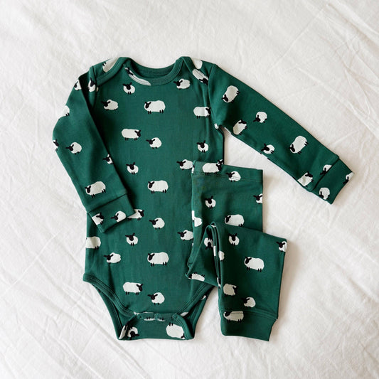 Onesie + Pant Set - Sheep