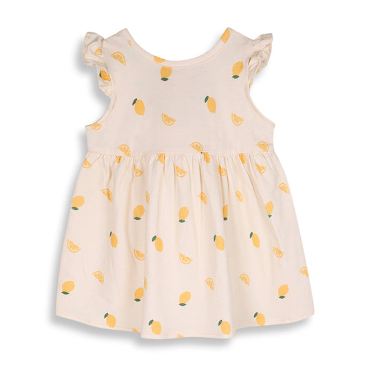 Lemon Baby Dress + Bloomer