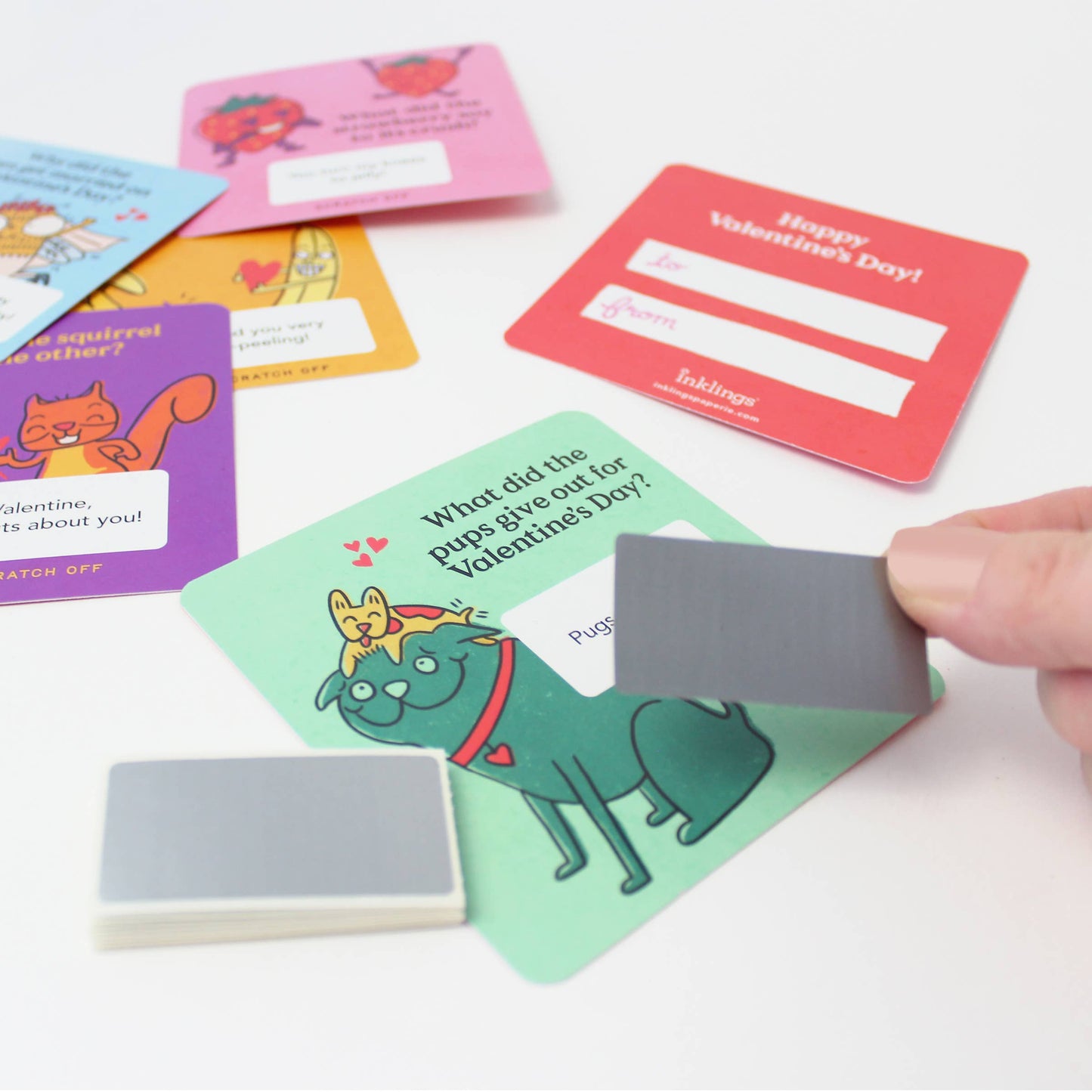 Scratch-off Joke Valentines