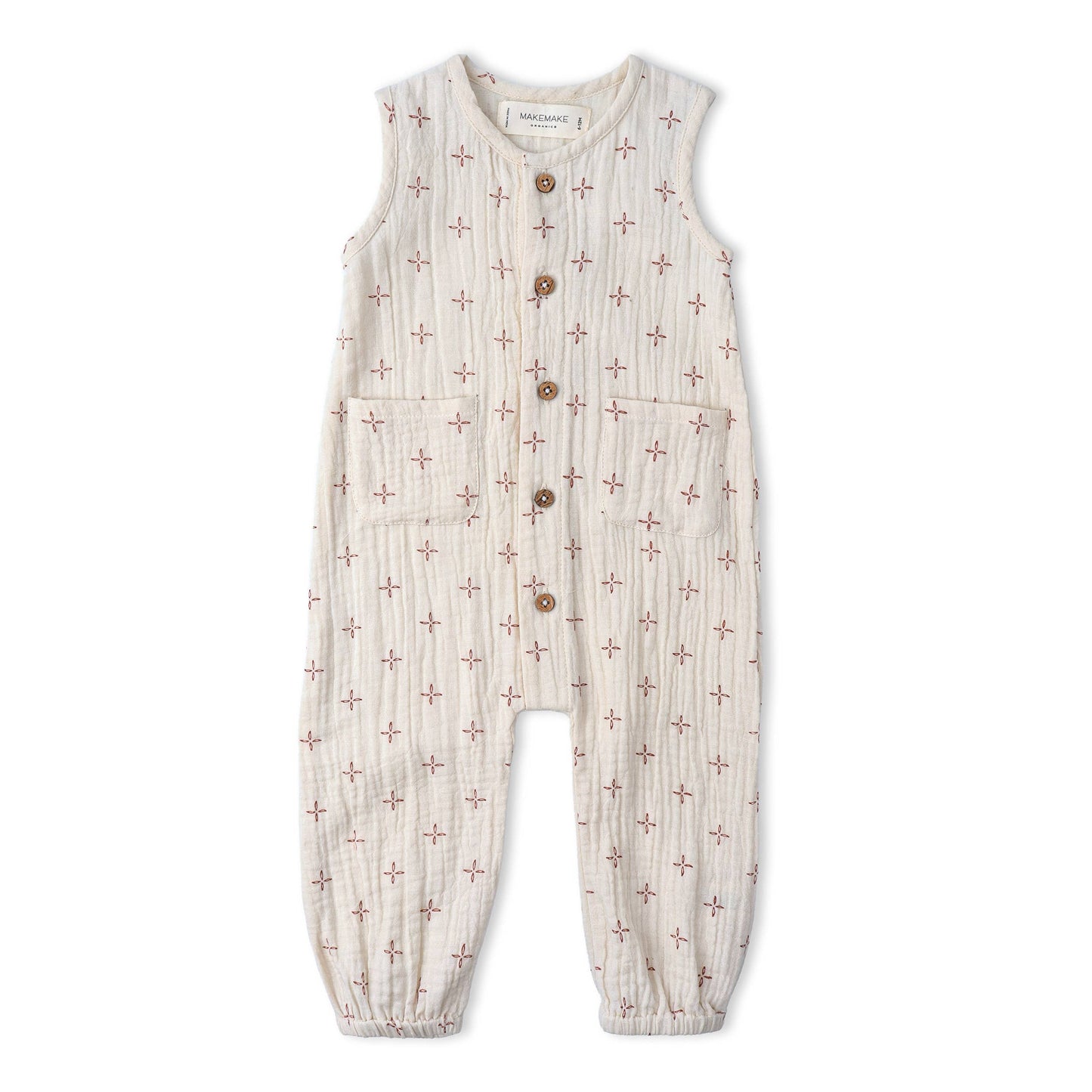 Organic Buttoned Jumpsuit
