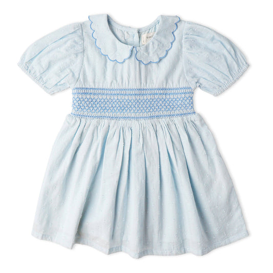 Smocked Collar Dress