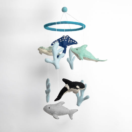 Sea Life Felted Mobile