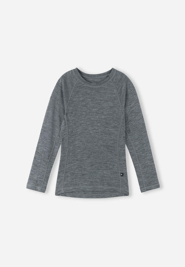 Kinsei Wool Base Layer Set - Melange Grey