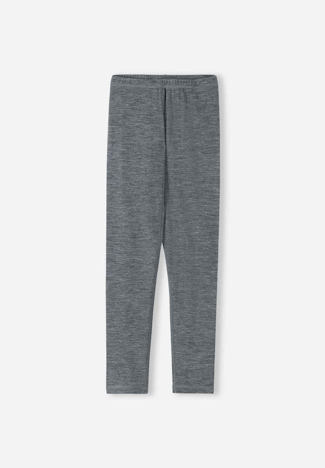 Kinsei Wool Base Layer Set - Melange Grey