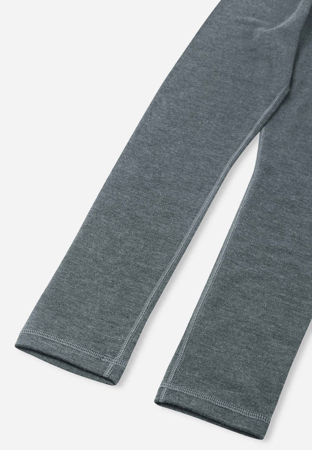 Kinsei Wool Base Layer Set - Melange Grey