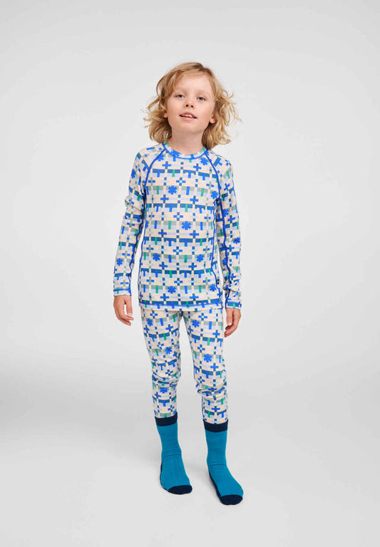 Taitoa Merino Wool Base Layer Set- Birch