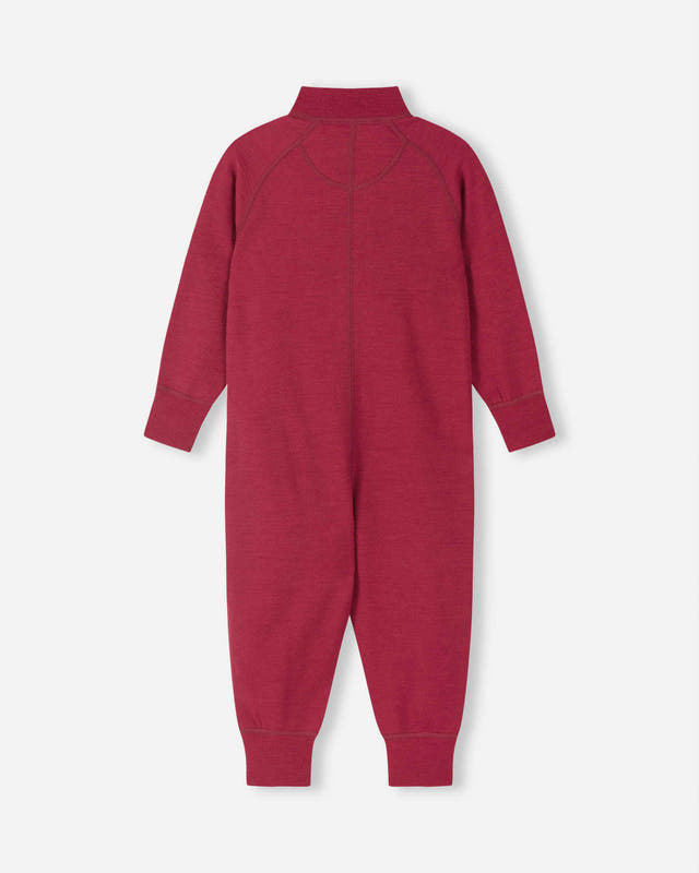 Parvin Wool Overall - Cranberry