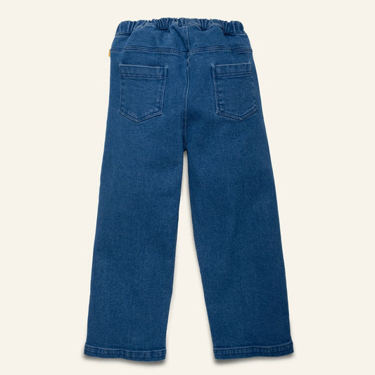 Patched Denim Pant