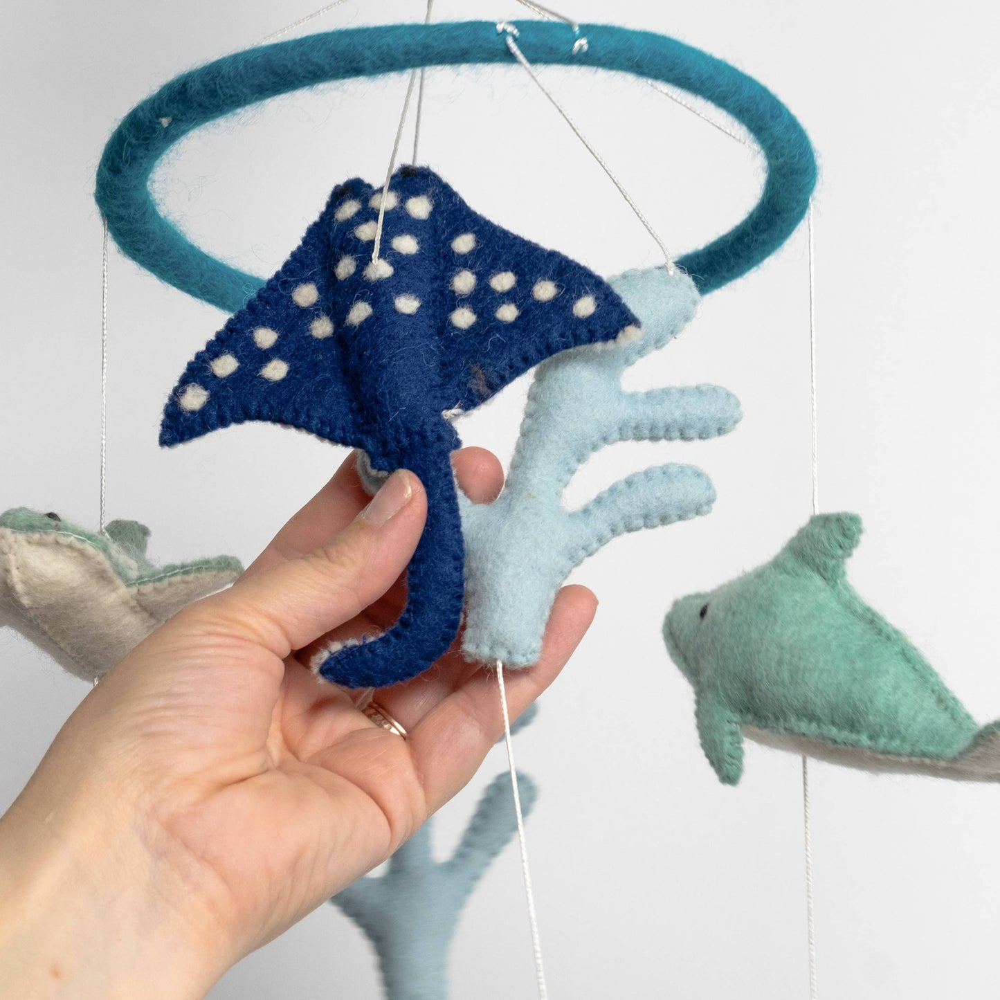 Sea Life Felted Mobile