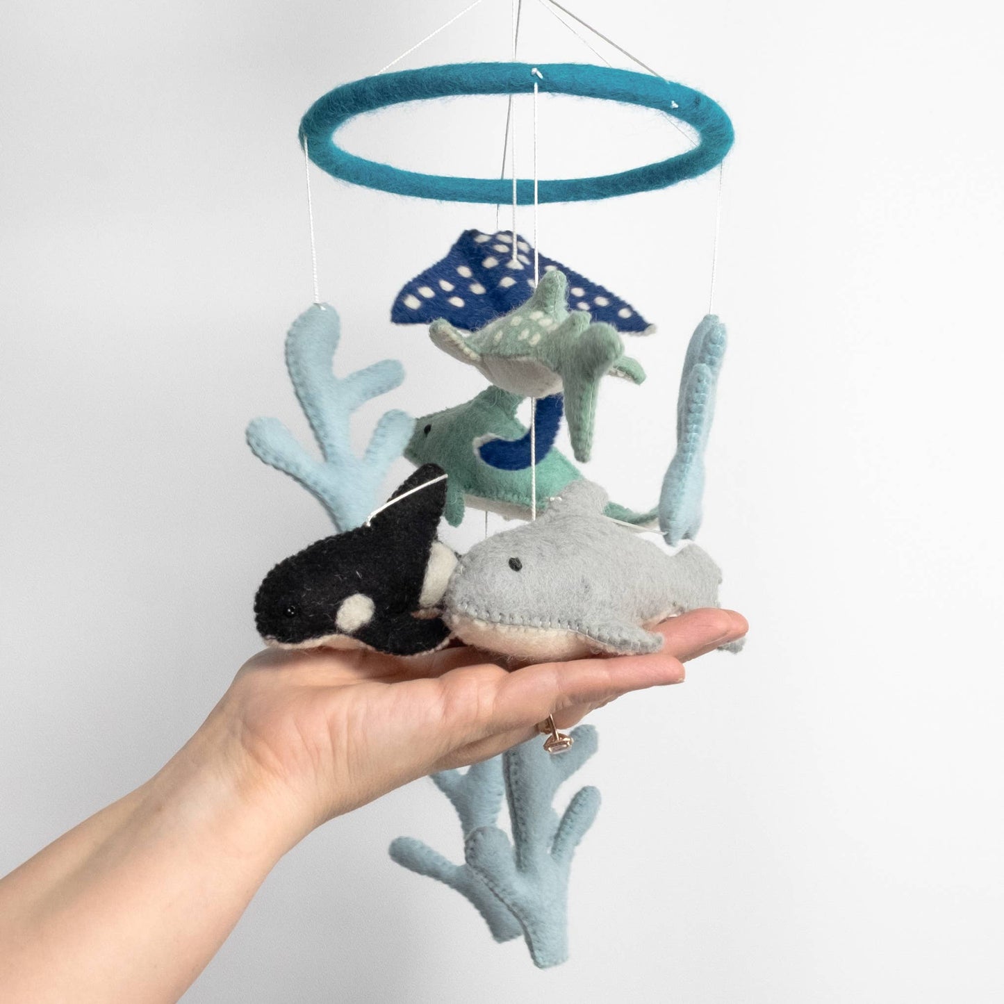 Sea Life Felted Mobile
