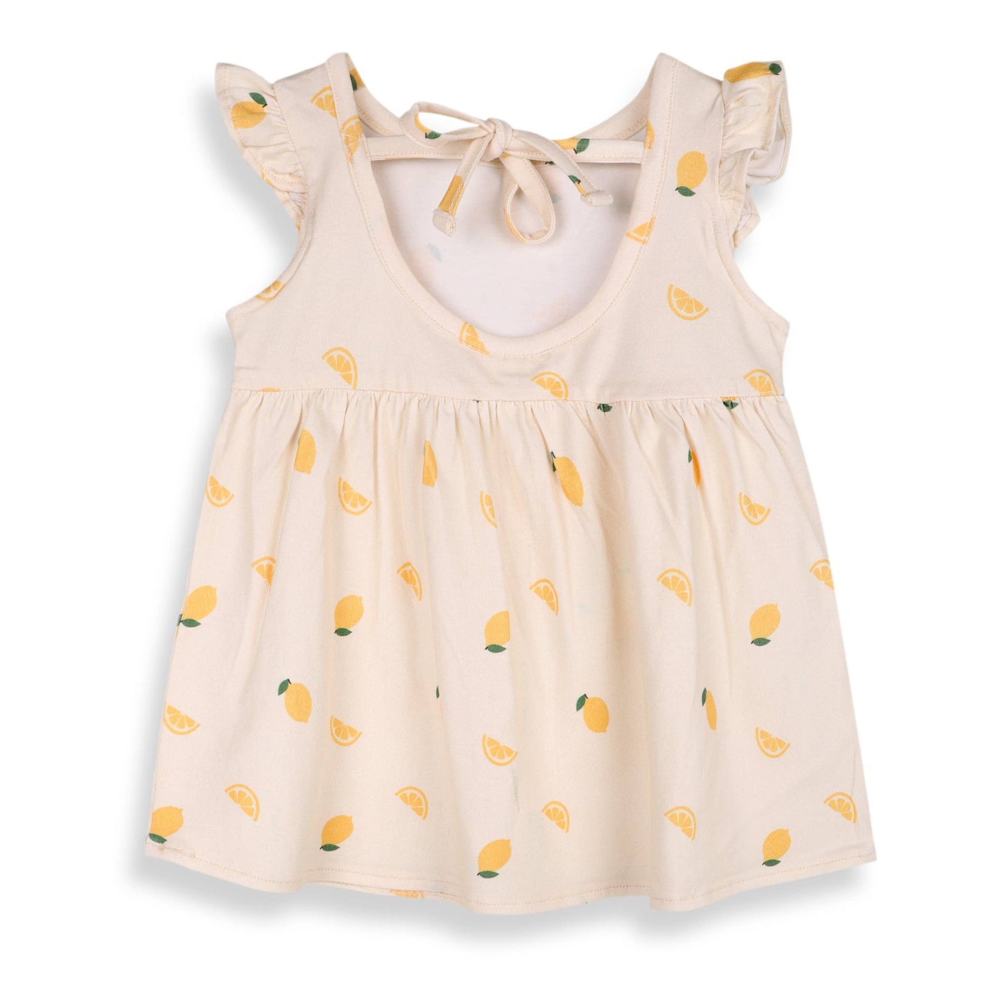 Lemon Baby Dress + Bloomer