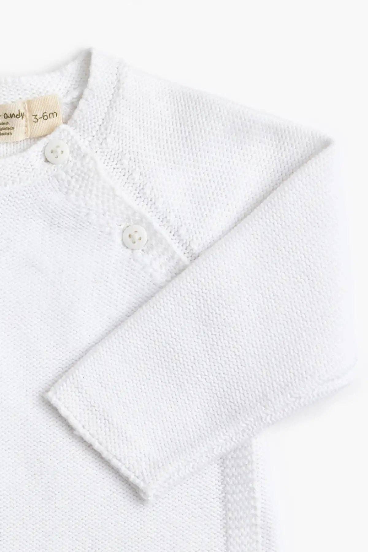 Little Darling Knit Top + Bottom: White