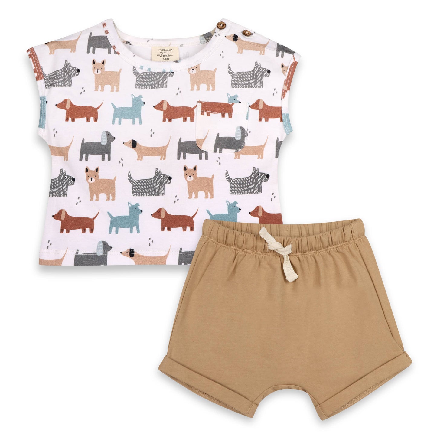 Dog Tee + Shorts Set