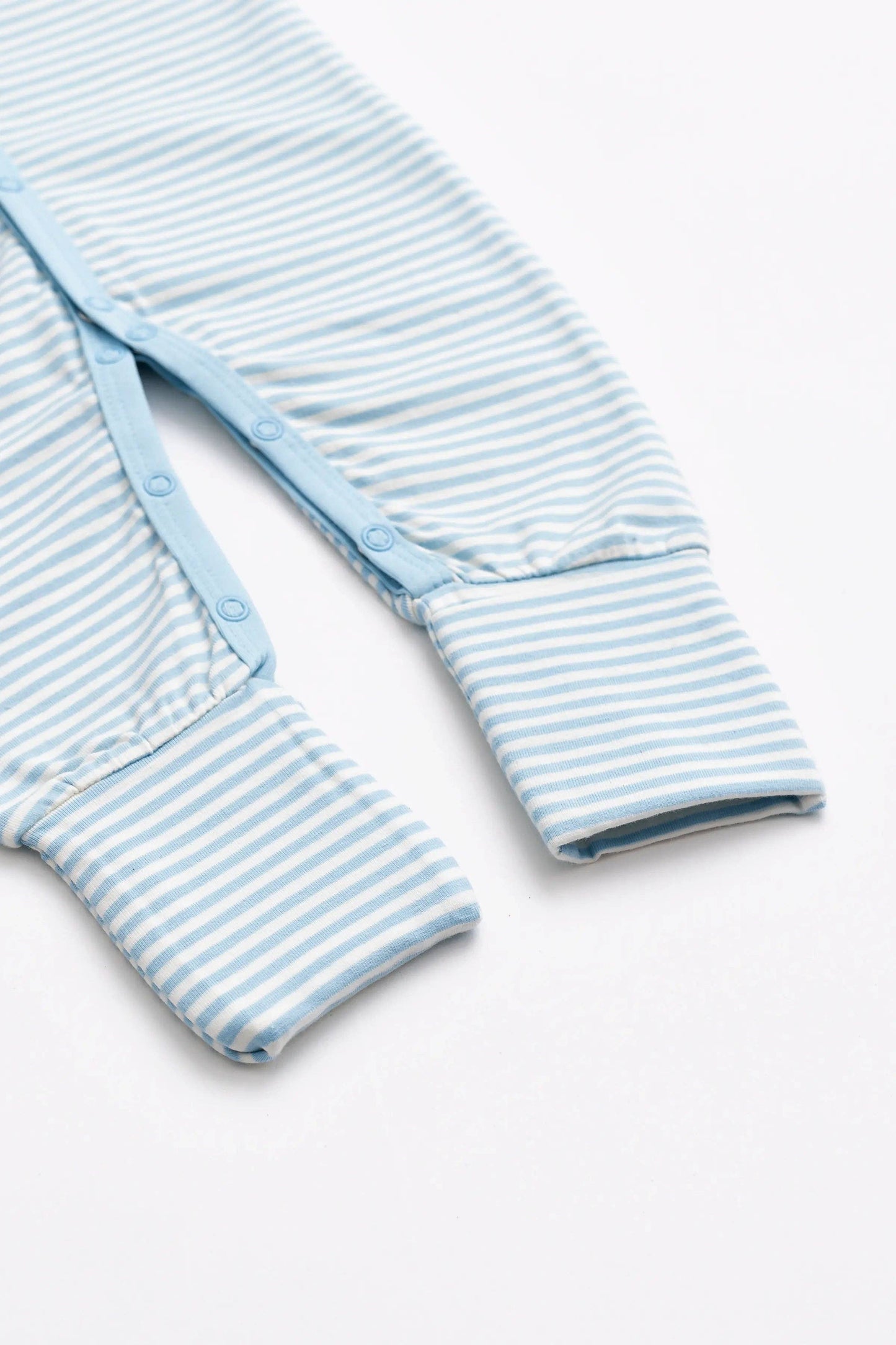 On the Go One-Piece- Light Blue French Stripe