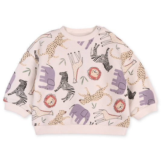 Animal Safari Baby Sweatshirt & Jogger Set