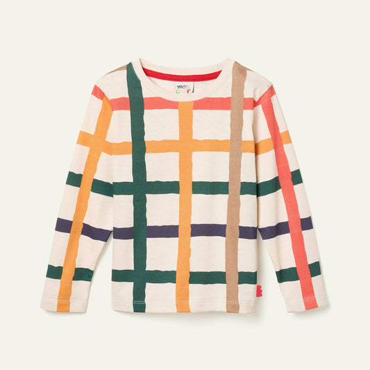 Recycled  Cotton Grid T-Shirt