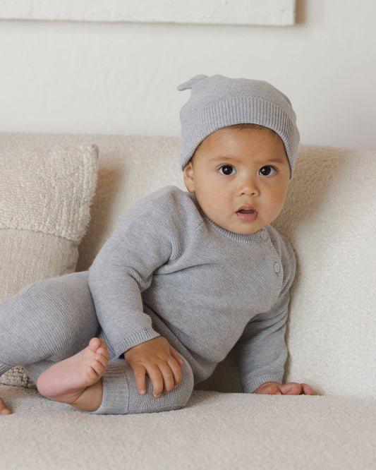 Baby Bear Beanie - Dusty Blue