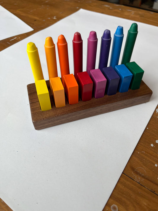 Wooden Crayon Holder