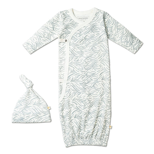 Organic Kimono Infant Sleep Gown