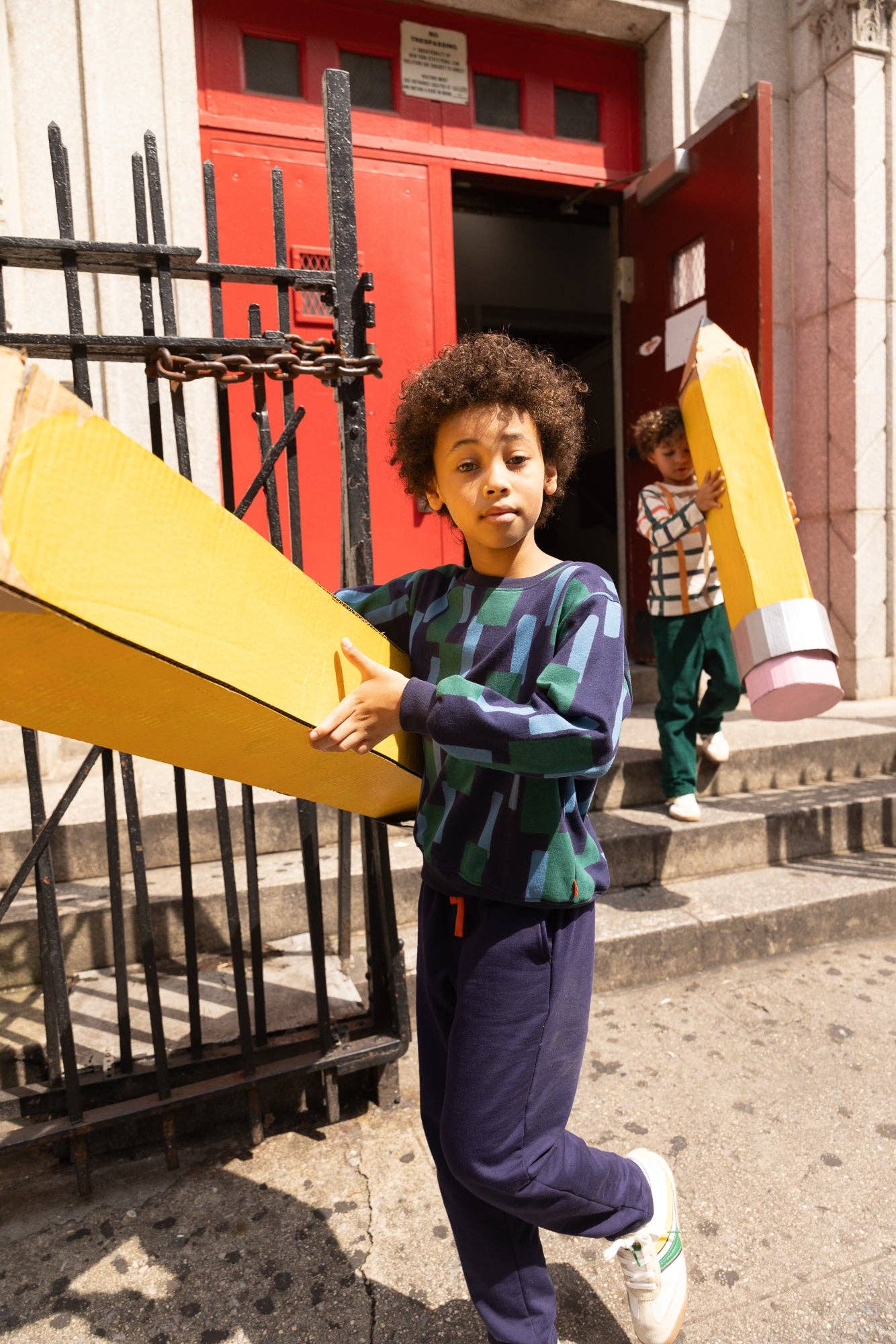 Recycled Cotton Navy Jogger