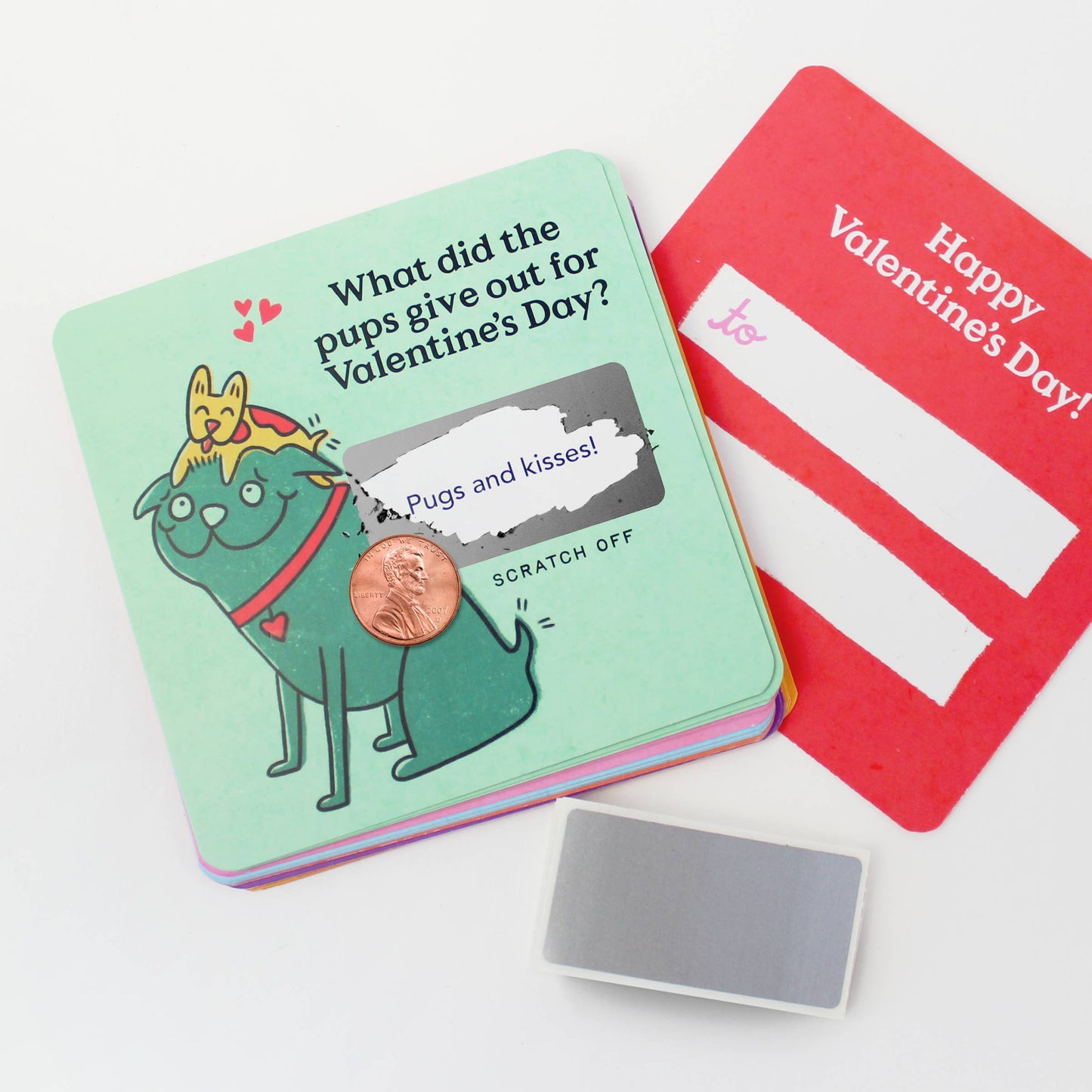 Scratch-off Joke Valentines