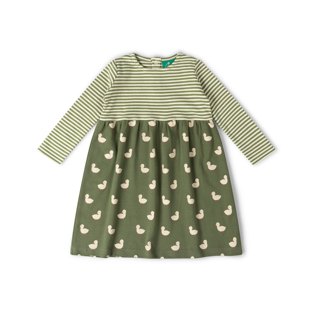 Olive Ducks Easy-Peasy Long Sleeve Dress