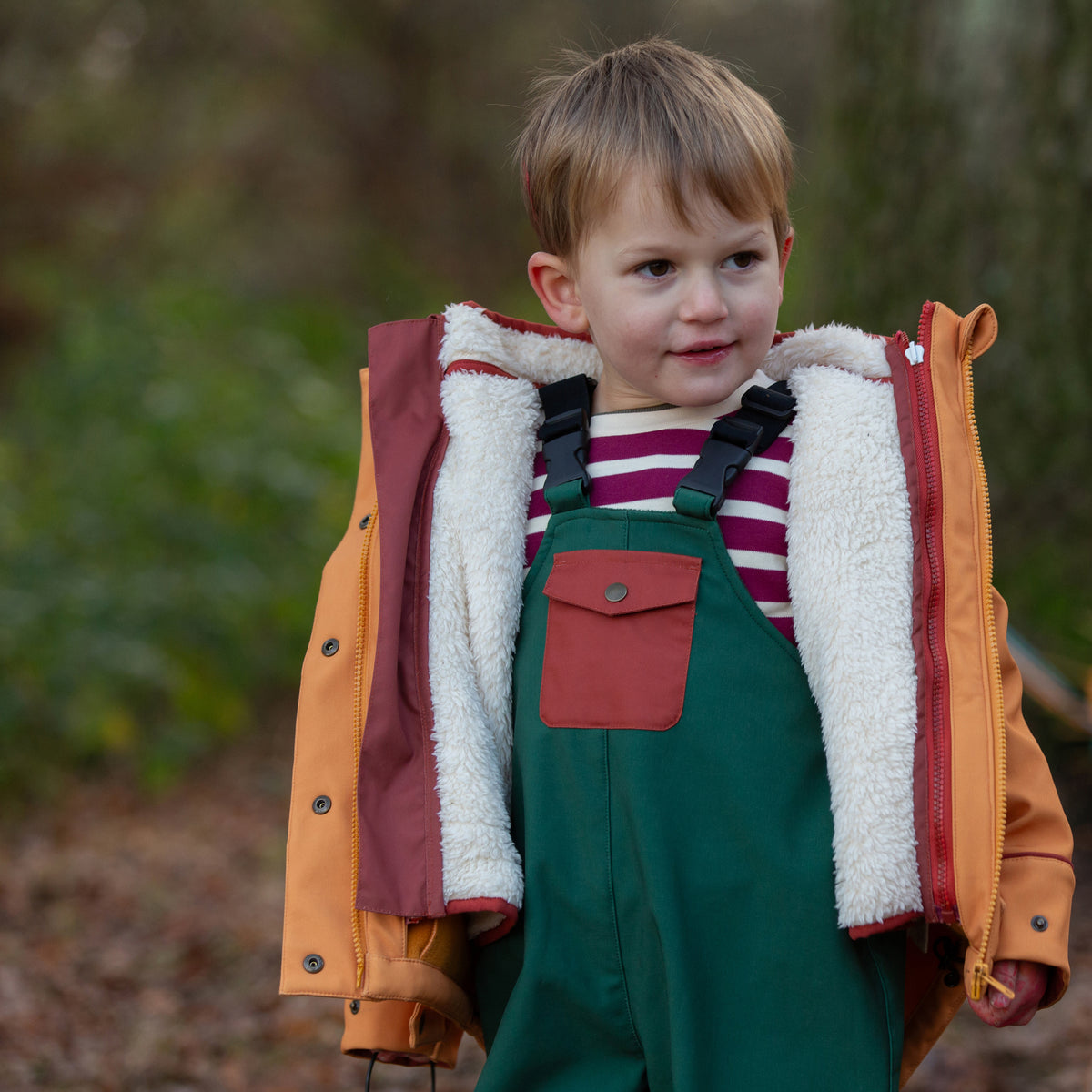 Recycled Lined Waterproof Dungarees
