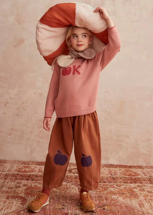 Ziggy APPLE patch Barrel Trousers