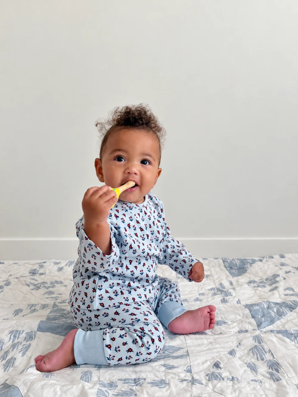 Baby Long Sleeve + Jogger  Set- Ditsy