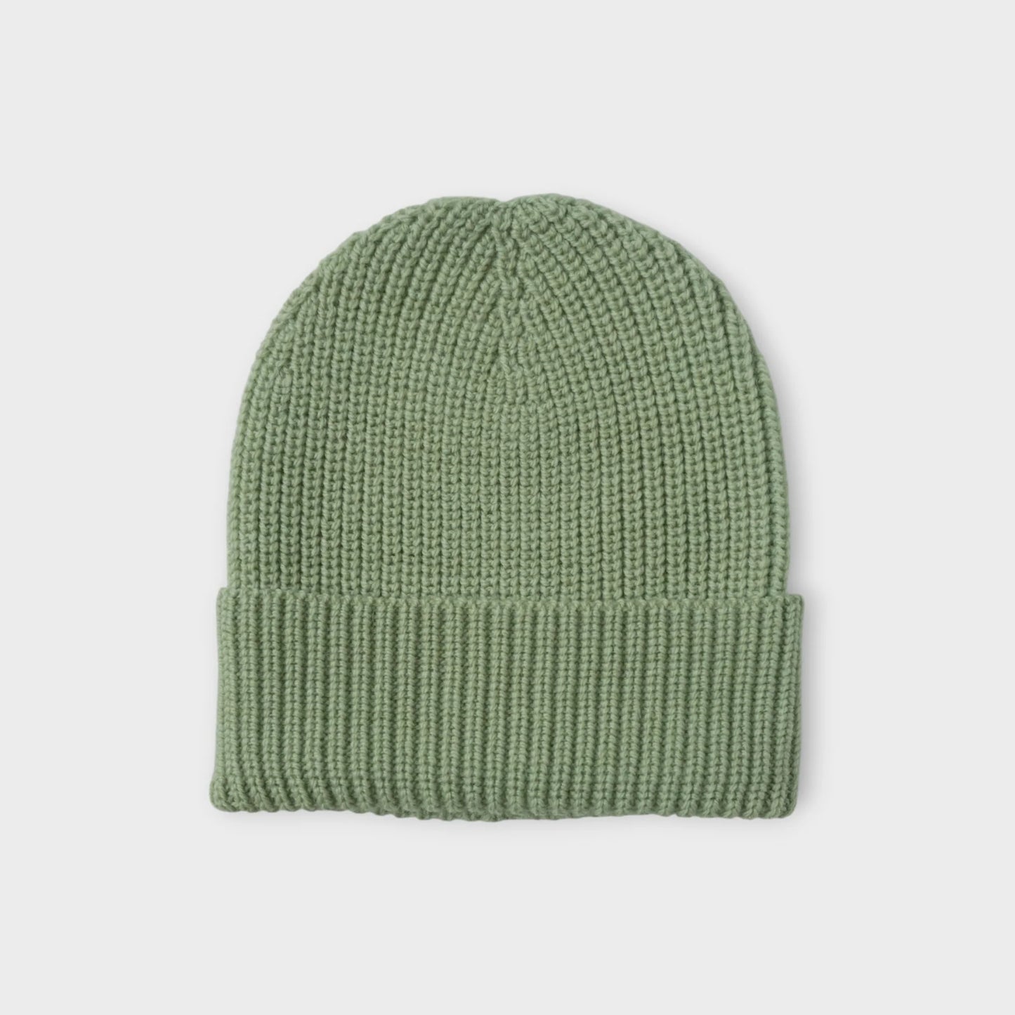 Wool & Alpaca Knit Beanie - Sage