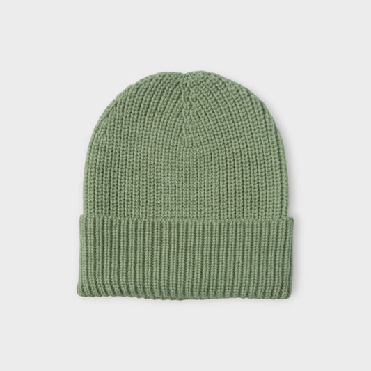 Wool & Alpaca Knit Beanie - Sage