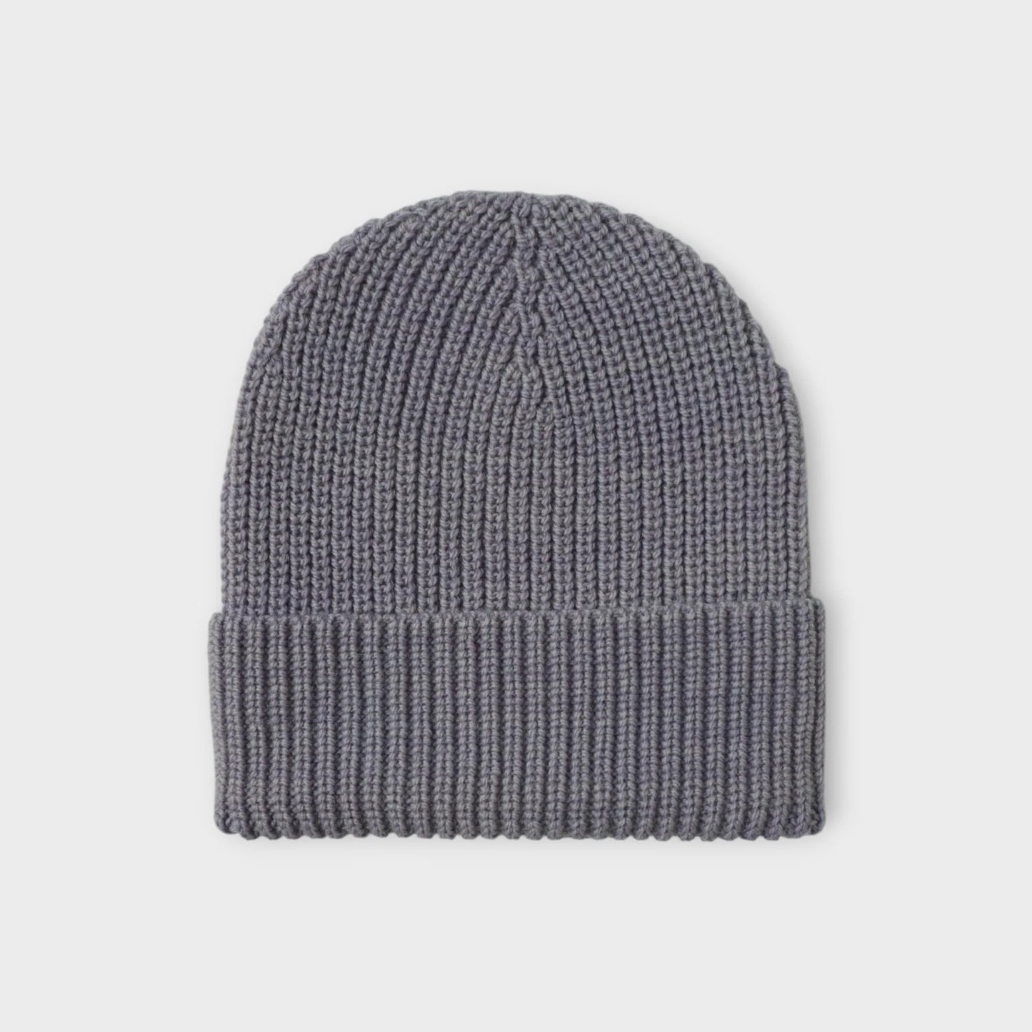 Wool & Alpaca Knit Beanie - Lilac