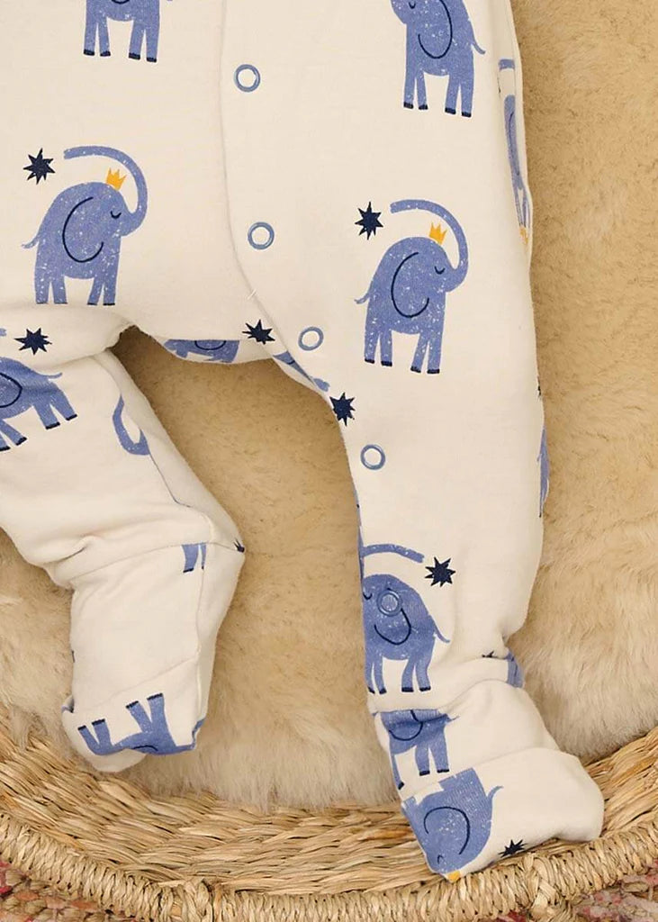 Elephant Convertible Sleepsuit