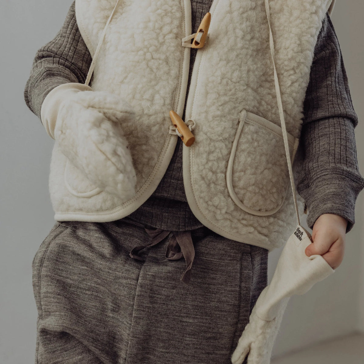 Wool Sherpa Mittens