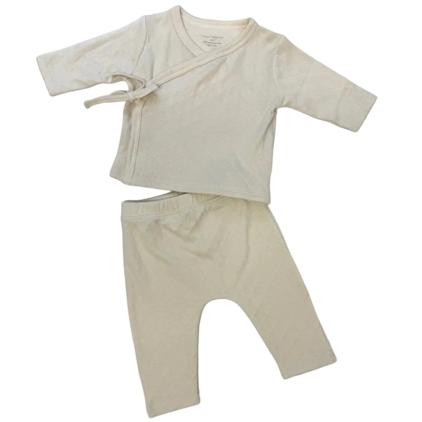 Double Faced Kimono Jacket Set in Organic Cotton