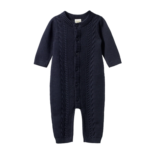 Lou Cotton Knit Coverall Suit