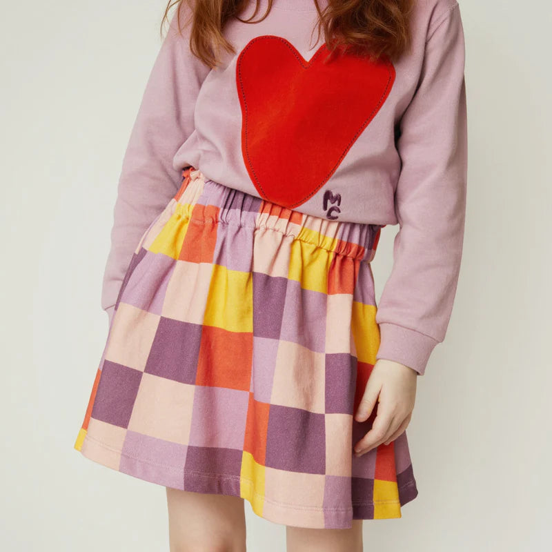 Checkered Twirl Skirt