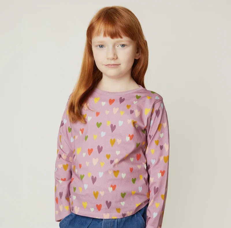 Mini Hearts Long Sleeve T-Shirt