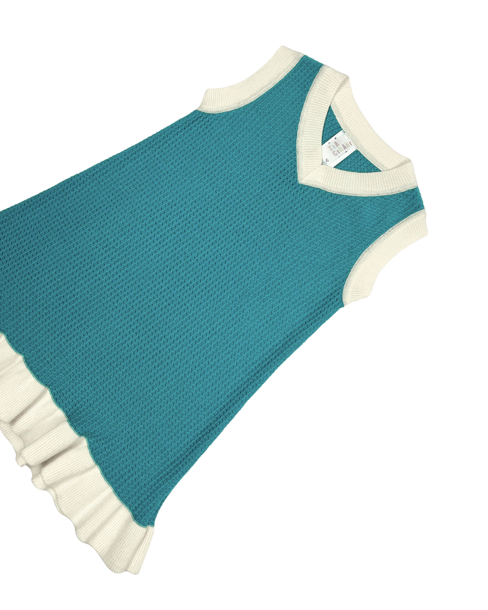 V-Neck Knit Dress